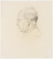 KT 1995 012
<br/>
Geschetst portret van de cellist Pablo Casals, 1953
<br/>
<em>Wesseling, Riek (1914-1995)</em>